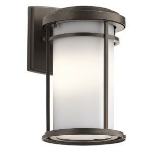 Scot 1-Light Glass Shade Outdoor Sconce