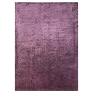 Modern Purple Solid Area Rugs Allmodern Moretz Hand Woven Plum Area Rug