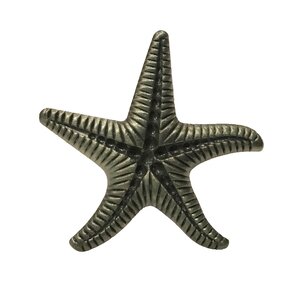 Starfish Metal Novelty Knob
