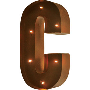 Rustic Vintage Letter LED Marquee Sign