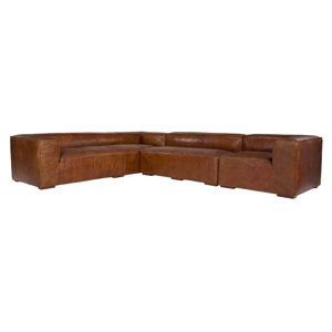 Ecksofa Calverton aus Echtleder von Massivum
