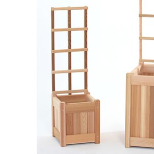 2 Piece Wood Trellis Set