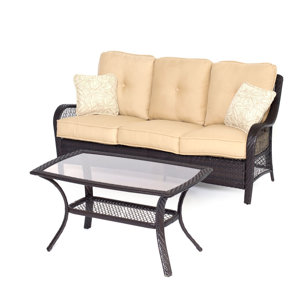 Orleans 2 Piece Deep Seating Group with Cushions