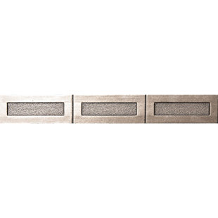 Tile Edging Brushed Nickel Wayfair Pandora 12 X 2 Metal Look In Brushed Nickel