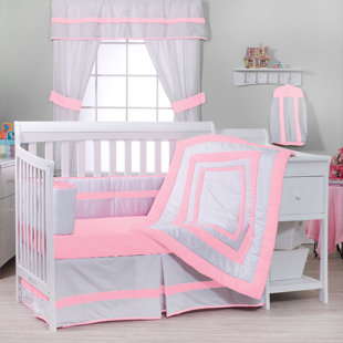 Navy And Pink Crib Bedding Wayfair Quickview