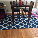 Teal area rug 5x7