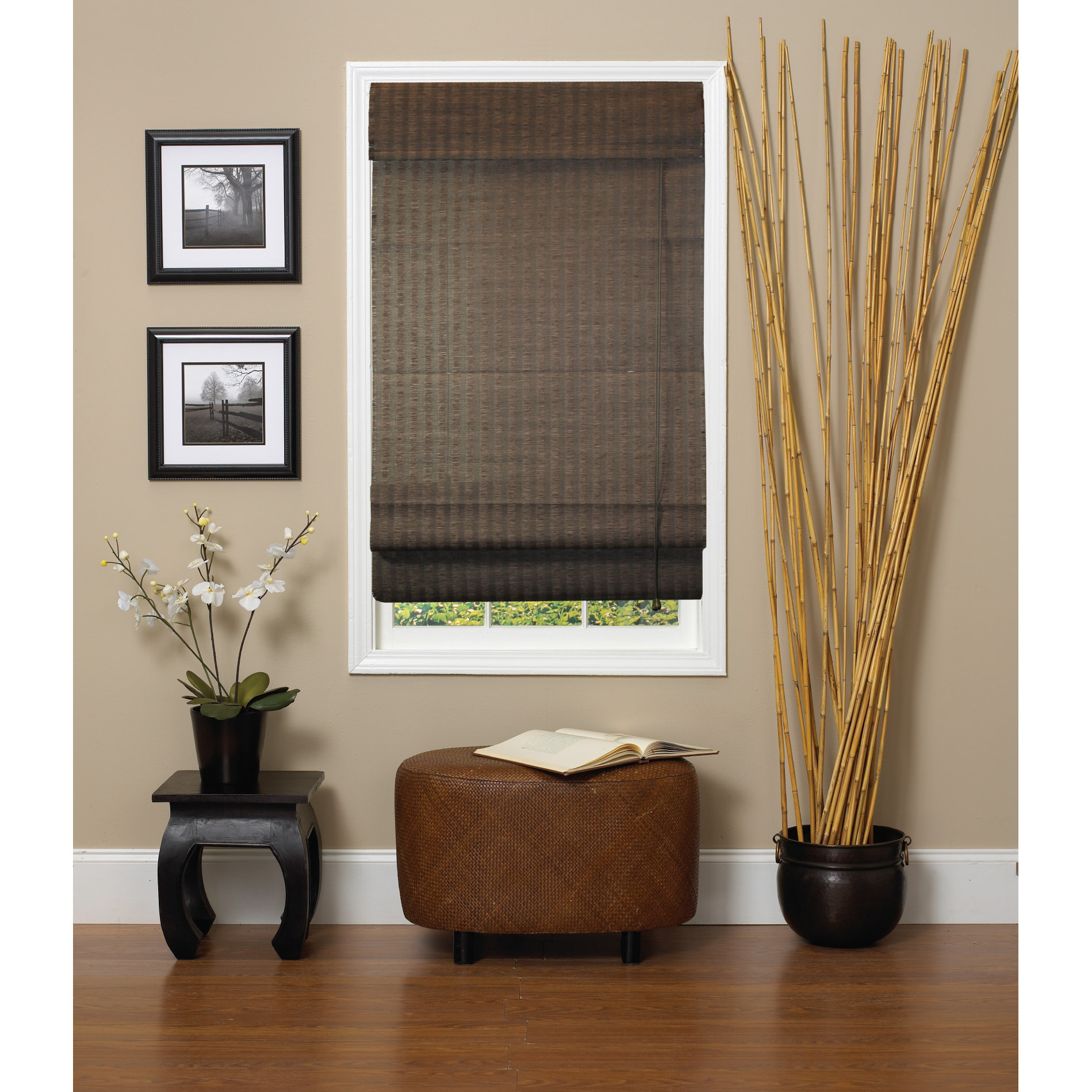Radiance Fiber Jute and Paper Blend Roman Shade & Reviews | Wayfair