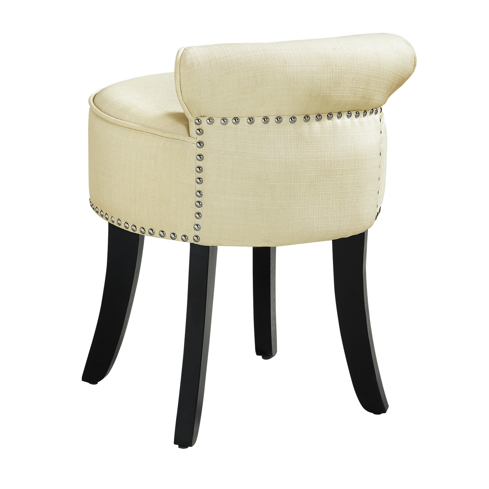 Inspired Home Co. Bardot Velvet Vanity Stool & Reviews | Wayfair.ca
