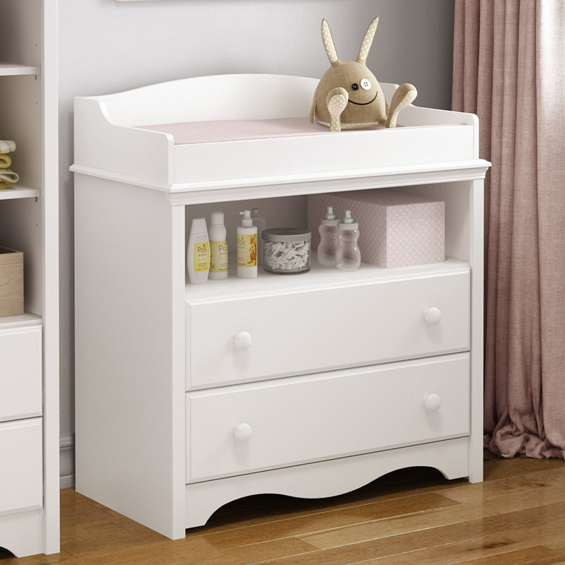 South Shore Heavenly Changing Table and Armoire with Drawers & Reviews