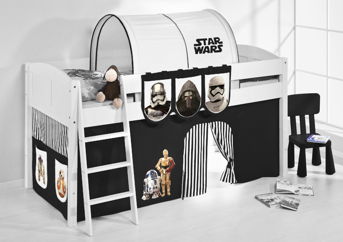 Lilokids Hochbett Star Wars Mit Vorhang 90 × 200 Cm