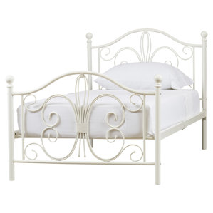White Metal Bed Frames metal beds you'll love | wayfair White Metal Bed Frames metal beds you'll love | wayfair