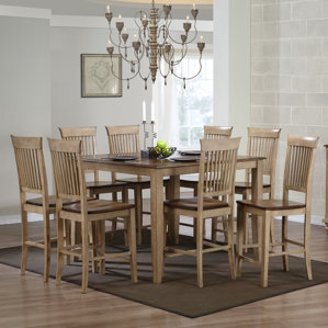 Huerfano Valley 9 Piece Pub Table Set by Loon Peak