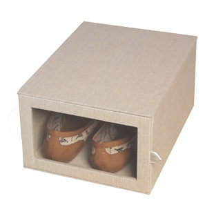 Drop Front Shoe Box Wayfair Loft Arrow Drop Front Shoe Storage Box