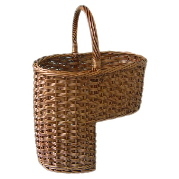 Castleton Home Wicker Stair Basket & Reviews Wayfair.co.uk