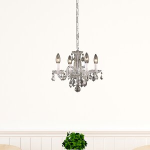 Azalea 4-Light Crystal Chandelier