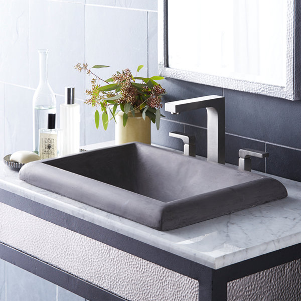 Native Trails Montecito Stone Rectangular Drop In Bathroom Sink Native Trails Montecito Stone Rectangular Drop In Bathroom Sink Reviews Wayfair