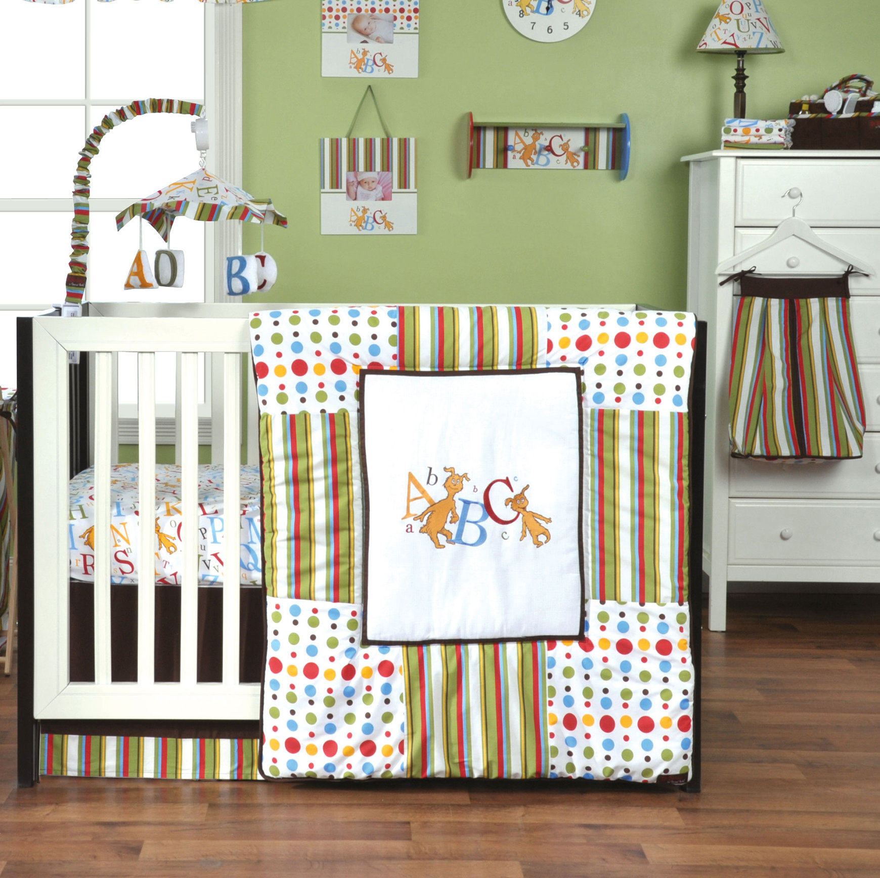 Trend Lab Dr Seuss Abc 3 Piece Crib Bedding Set Wayfair