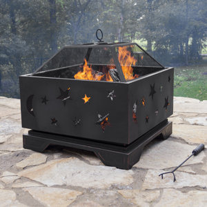 Stargazer Steel Wood Burning Fire Pit