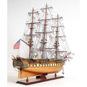 Constitution Copper Bottom E.E Model Ship