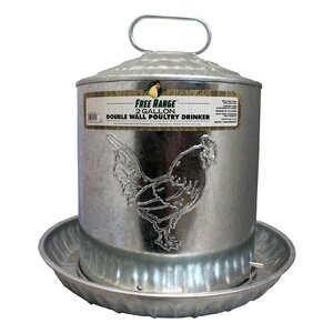 Metal Wall Chicken Water Fountain