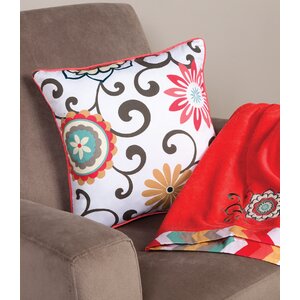 Pom Pom Play Cotton Throw Pillow