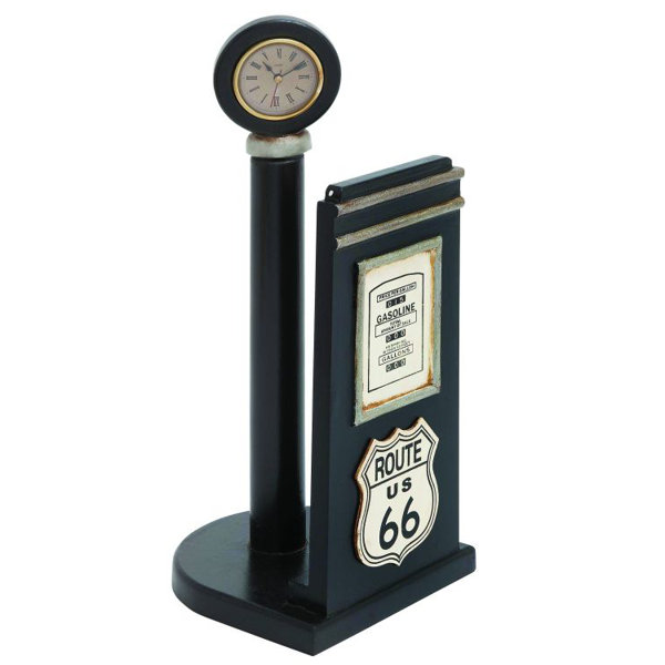 Cole & Grey Wood Gas Pump FreeStanding Paper Towel Holder & Reviews