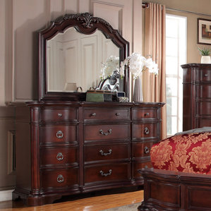 Lavon Lake 12 Drawer Dresser with Mirror by Avalon Furniture