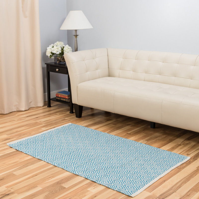 Harbormill HandLoomed Turquoise Area Rug Wayfair