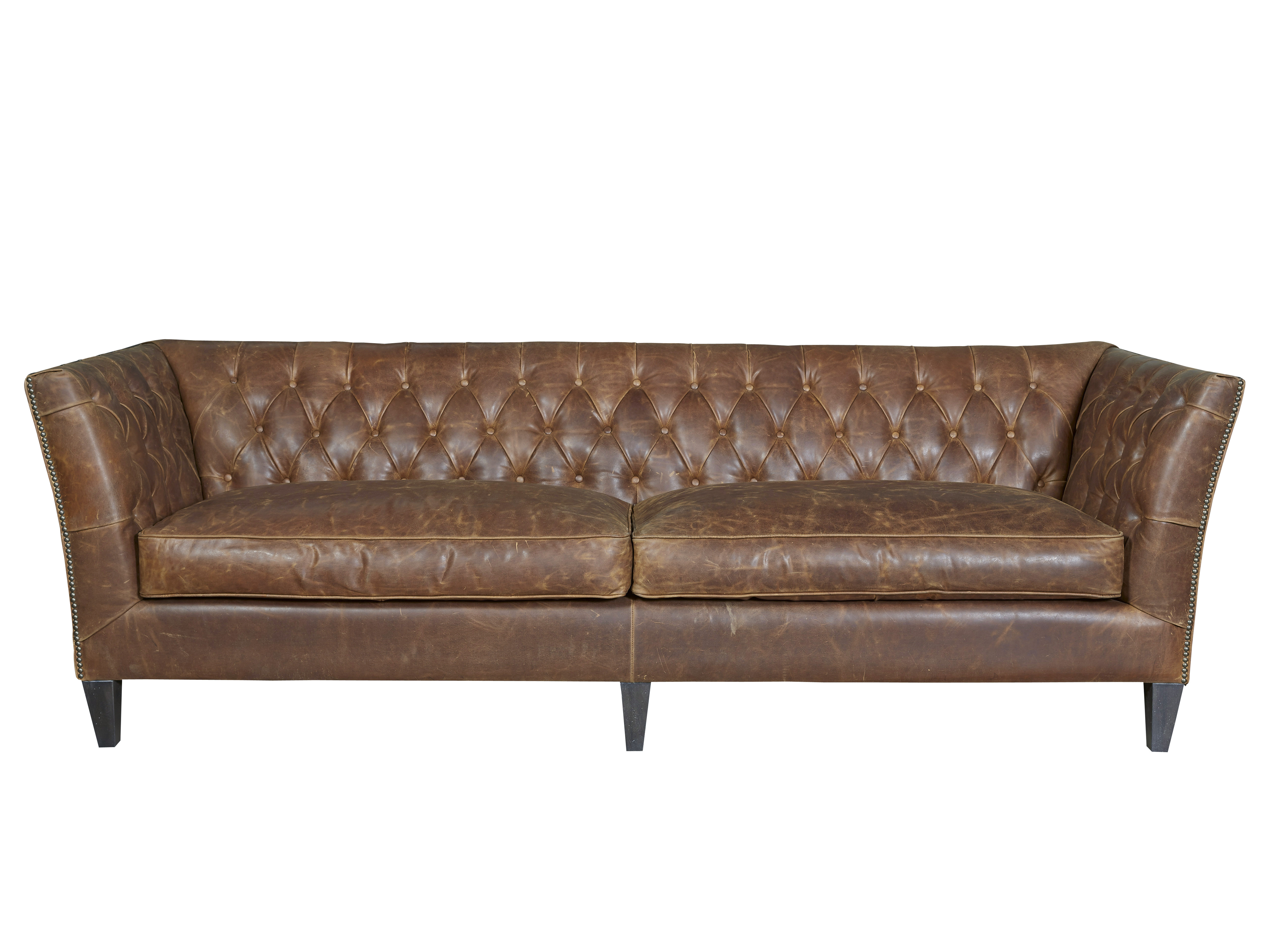 Didcot Leather Chesterfield Sofa