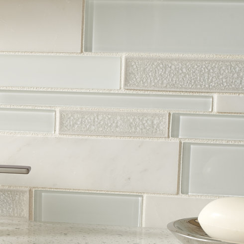 Msi Fantasia Blanco Interlocking Pattern 12 X 18 Mixed Material Fantasia Blanco Interlocking Pattern 12 X 18 Mixed Material Mosaic Tile