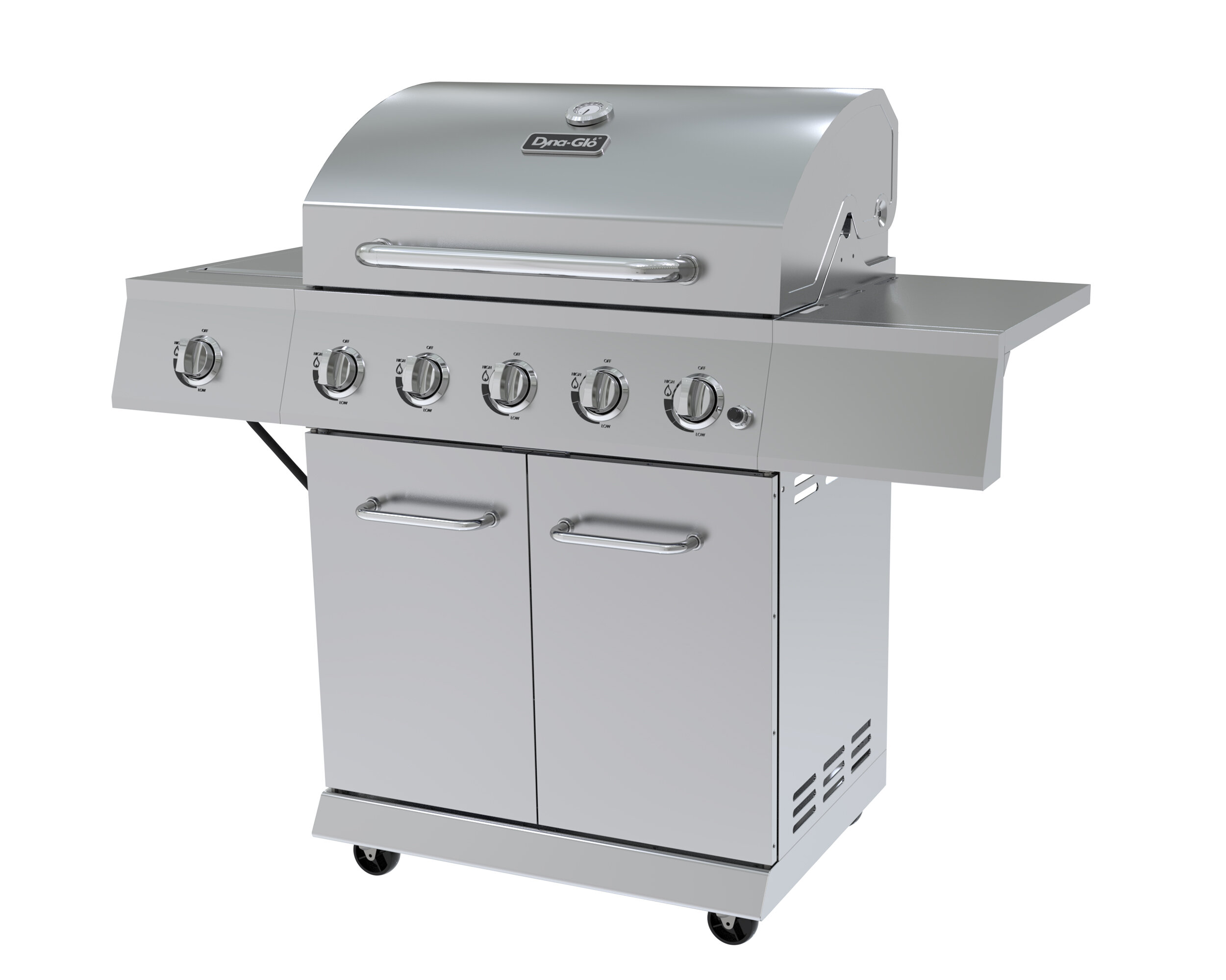 Dyna Glo 5 Burner Propane Gas Grill With Cabinet Reviews Wayfair