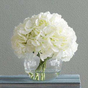 White Hydrangea Floral Arrangements