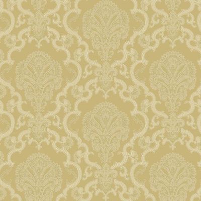 Williamsburg 27 X 27 Halifax Lace Damask 3d Embossed Wallpaper