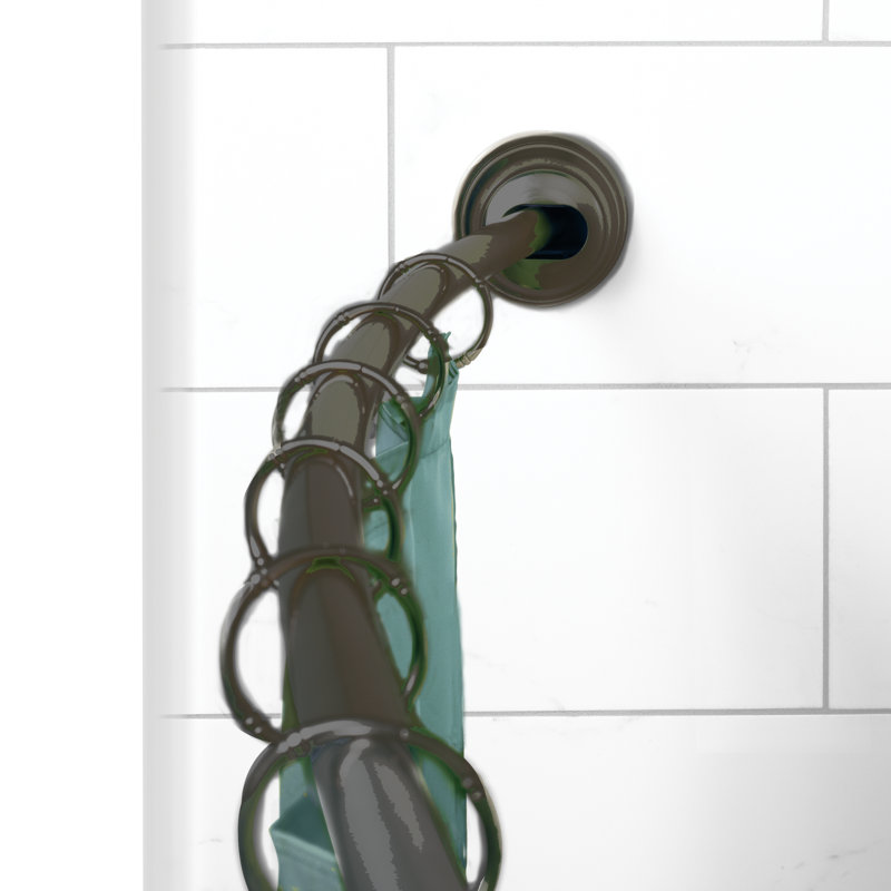 Curved Tension Shower Rod Zef Jam Versalot Neverrust 72 Adjule Curved Tension Shower Curtain Rod