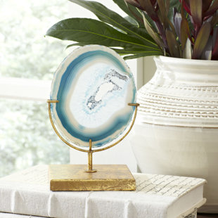 Light Blue Decor Wayfair Mey Blue Agate Decor
