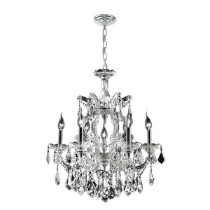 Marvi 1 Tier 7-Light Crystal Chandelier