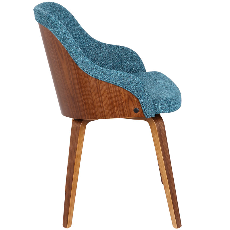 Brighton MidCentury Modern Upholstered Dining Chair & Reviews AllModern