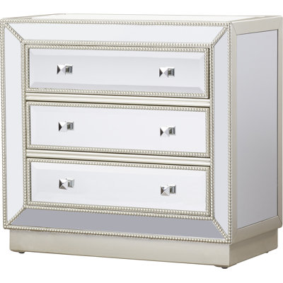 Primm Mirrored 3 Drawer Chest Reviews Joss Main Primm Mirrored 3 Drawer Chest