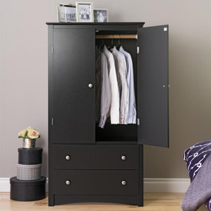 Wanda 2 Door Armoire by Latitude Run