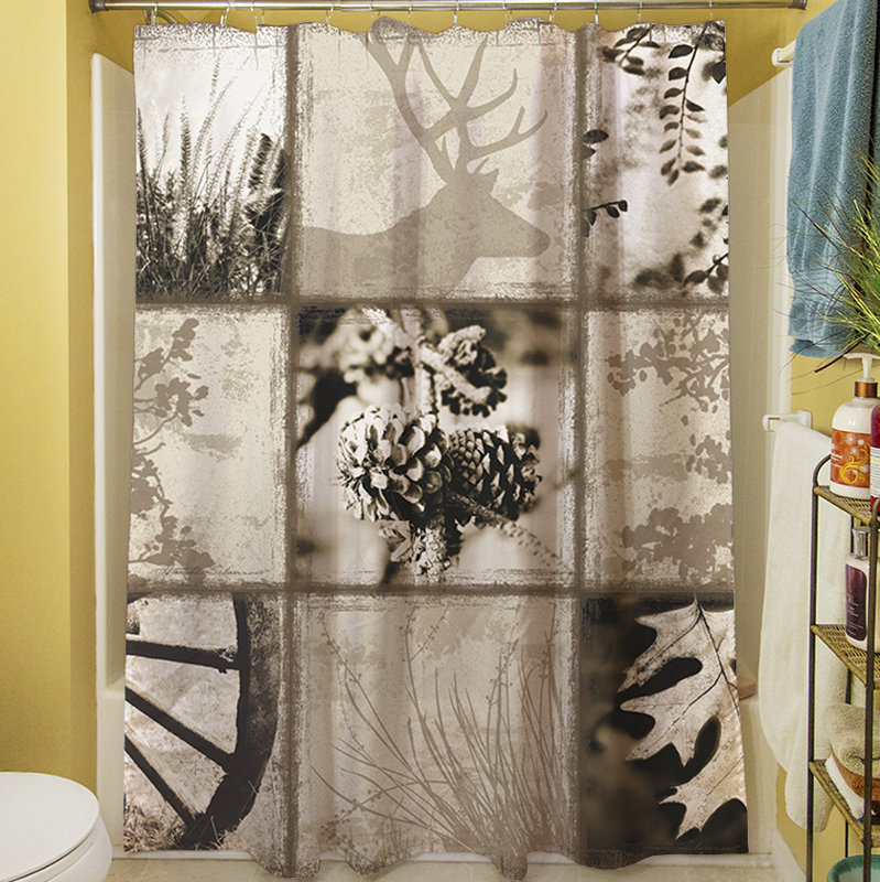 Manual Woodworkers & Weavers Mountain Retreat I Shower Curtain
