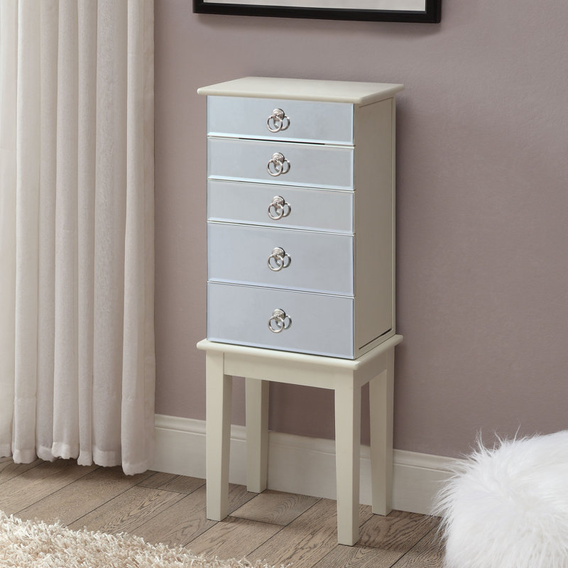 Castle Cary Jewelry Armoire with Mirror & Reviews Joss & Main