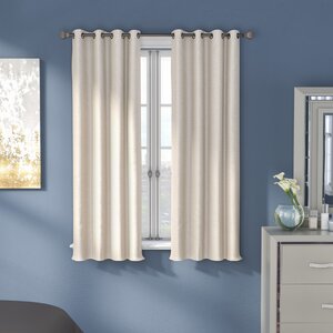 Napoleon Solid Blackout Thermal Grommet single Curtain Panel