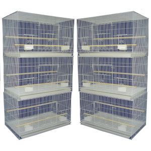 Lot of Six Small Bird Cage