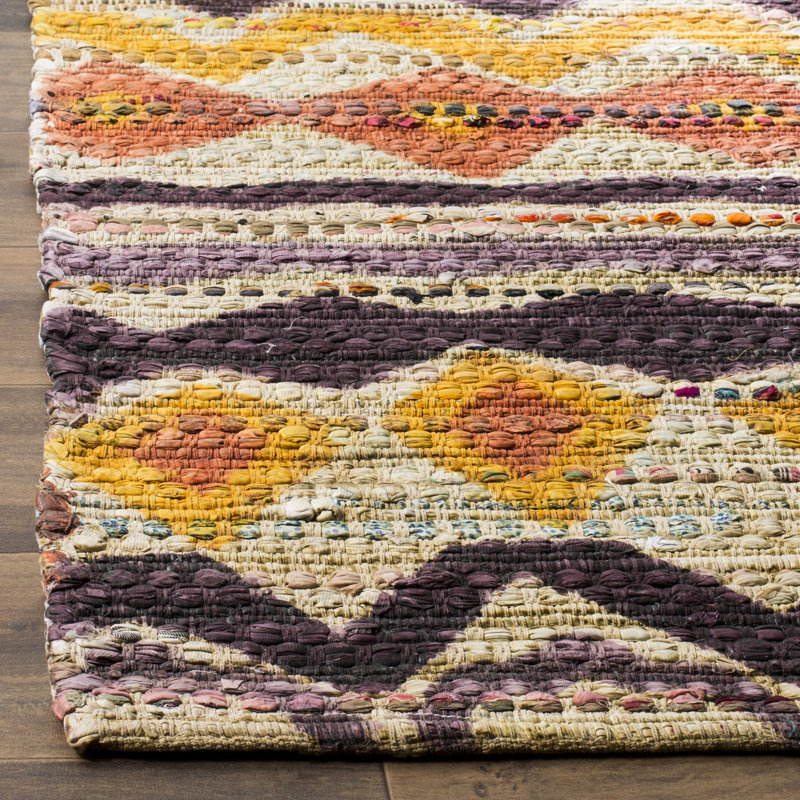 Veropeso Cotton Purple/Orange Area Rug & Reviews AllModern