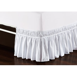 Easy Wrap Platform Free Dust Ruffle Bed Skirt