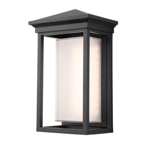 Tecca Contemporary 1-Light Outdoor Flush Mount