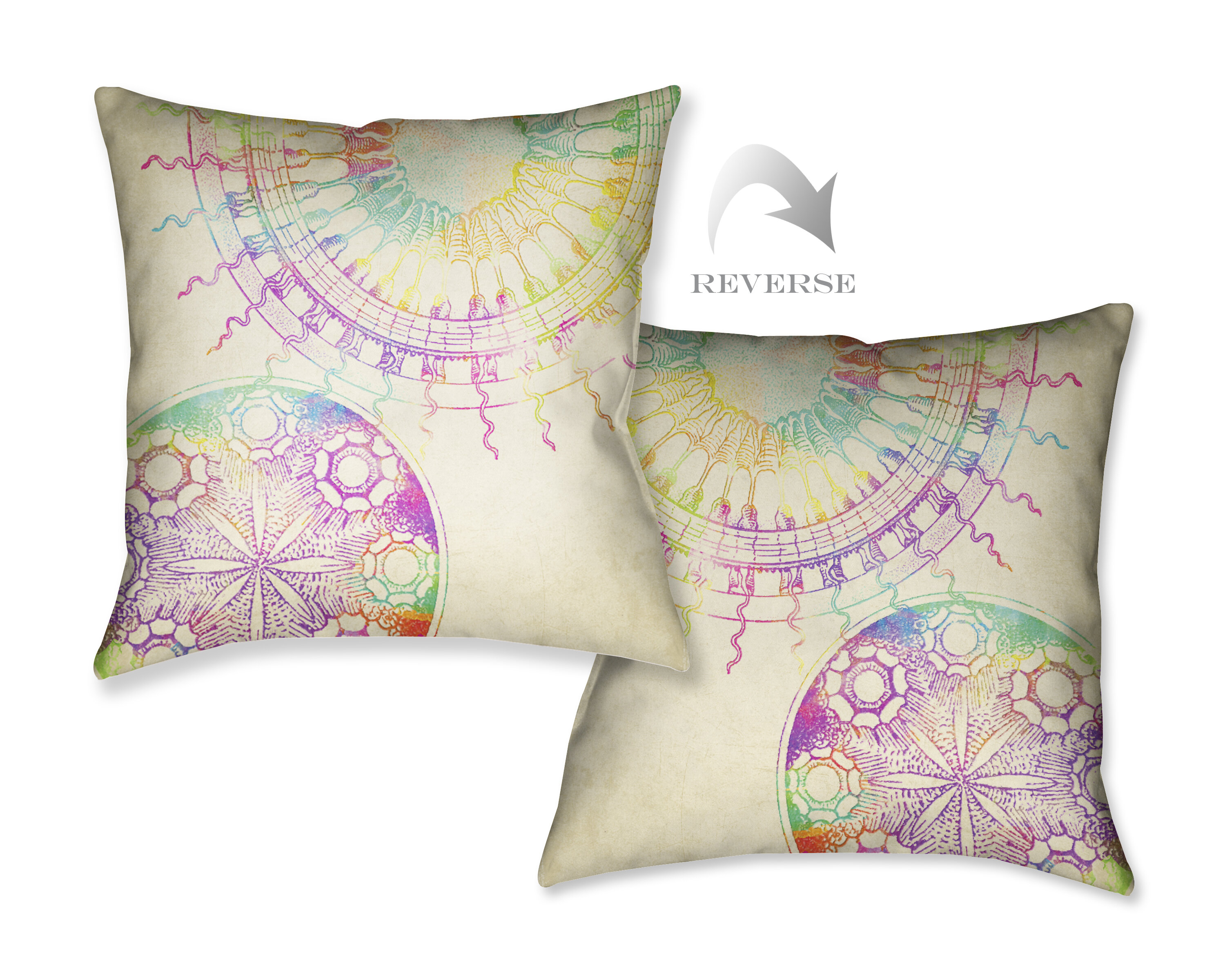 Lauralhome Coastal Patterns Throw Pillow Wayfair