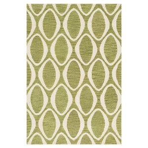 Taylor Hand-Tufted Green/Ivory Area Rug