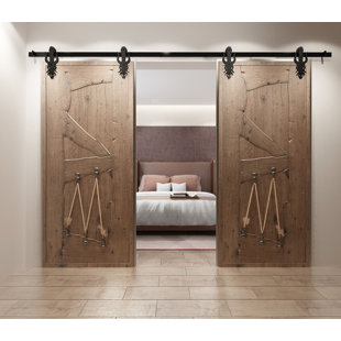 50 In 60 Barn Door Hardware You Ll Love Wayfair Imperial Barn Door Hardware Kit