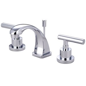 Sydney Widespread Double Handle Bathroom Faucet with Drain Assembly